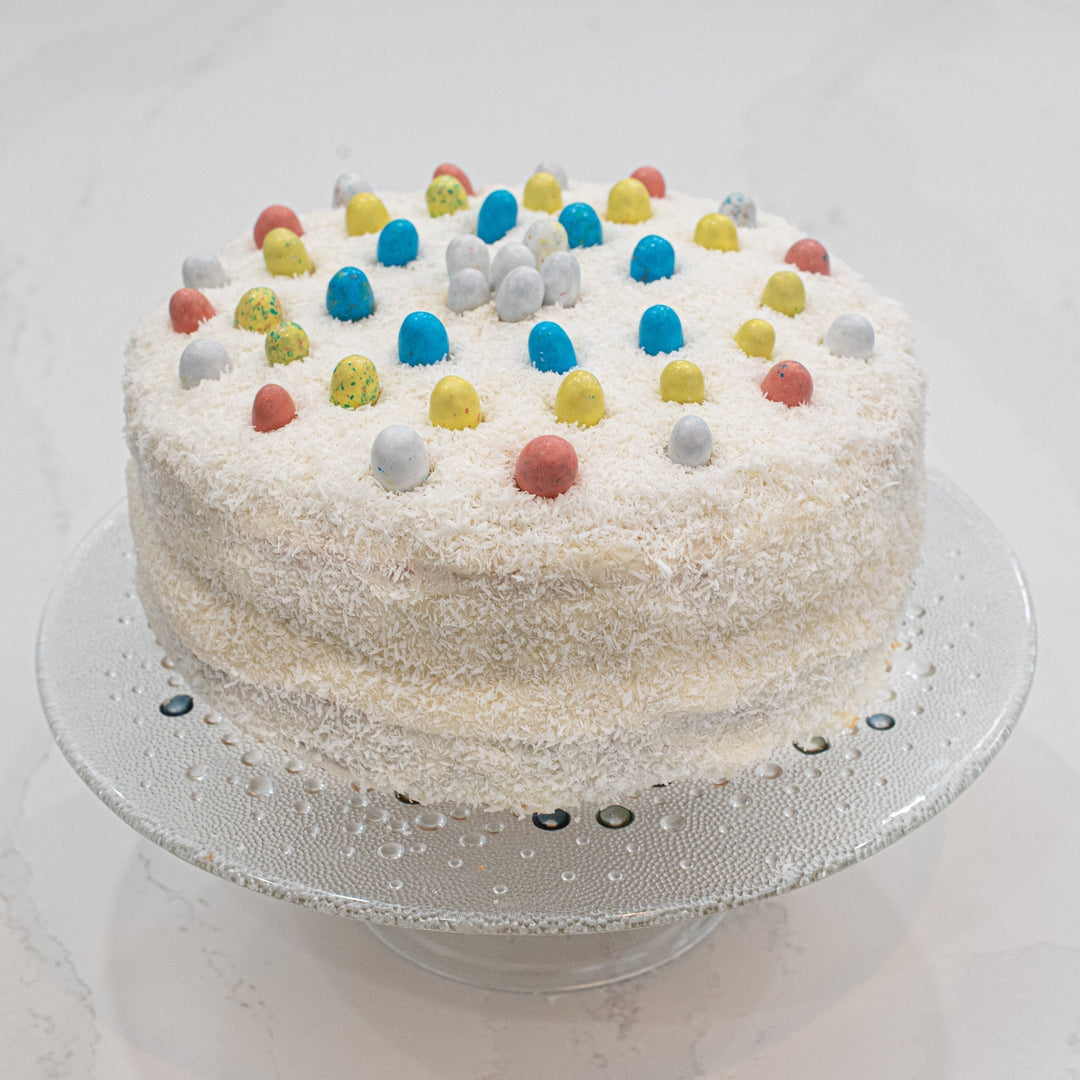 Spring Apricot Coconut Cake