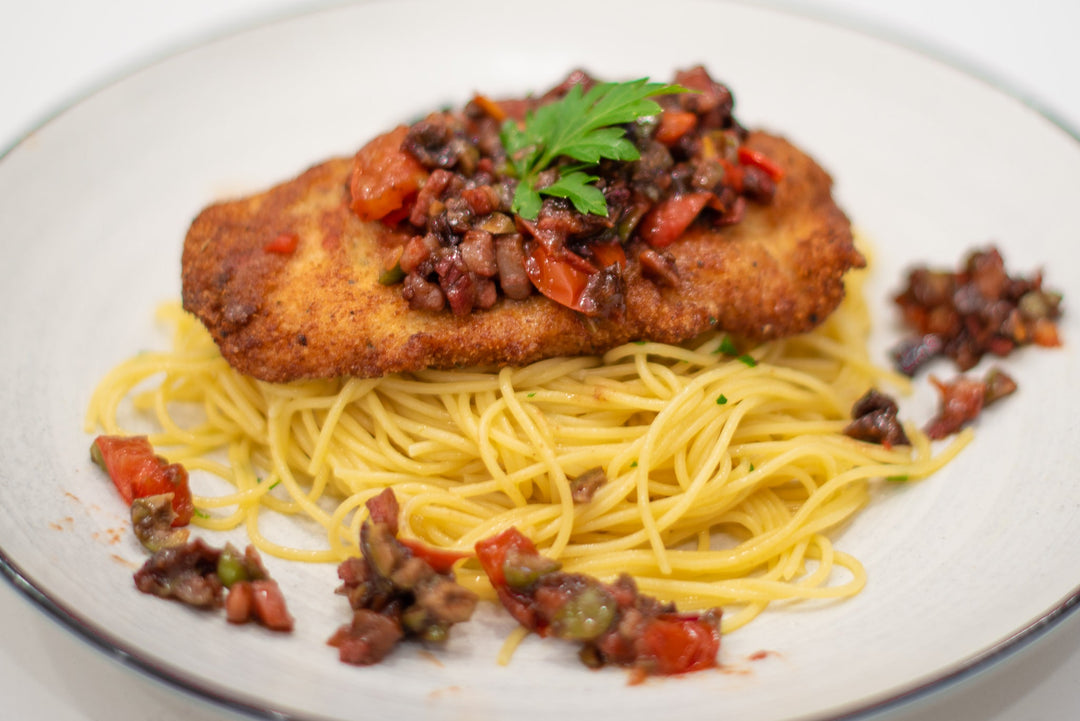 Chicken with Savory Summer Tapenade