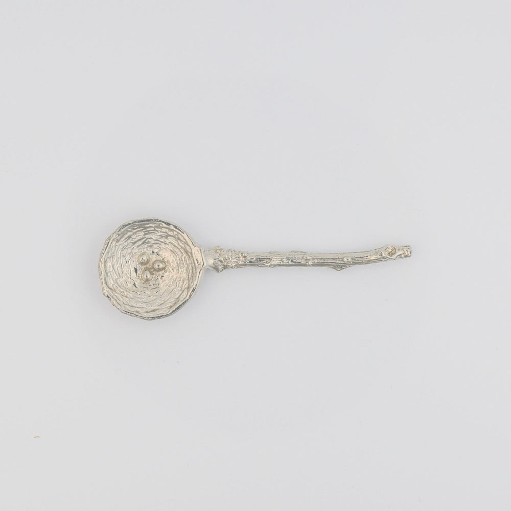 Bird's Nest Pewter Spoon
