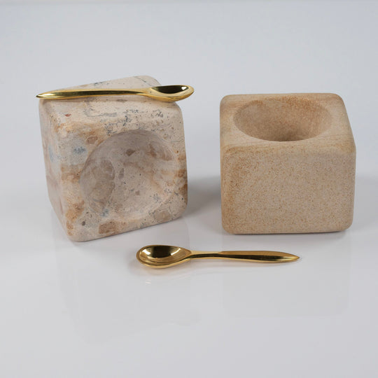 Marble and Sandstone Pinch Pots