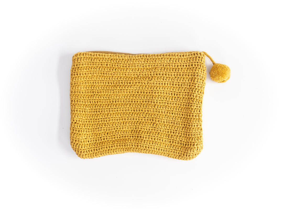 Handmade Cotton Crocheted Pouch
