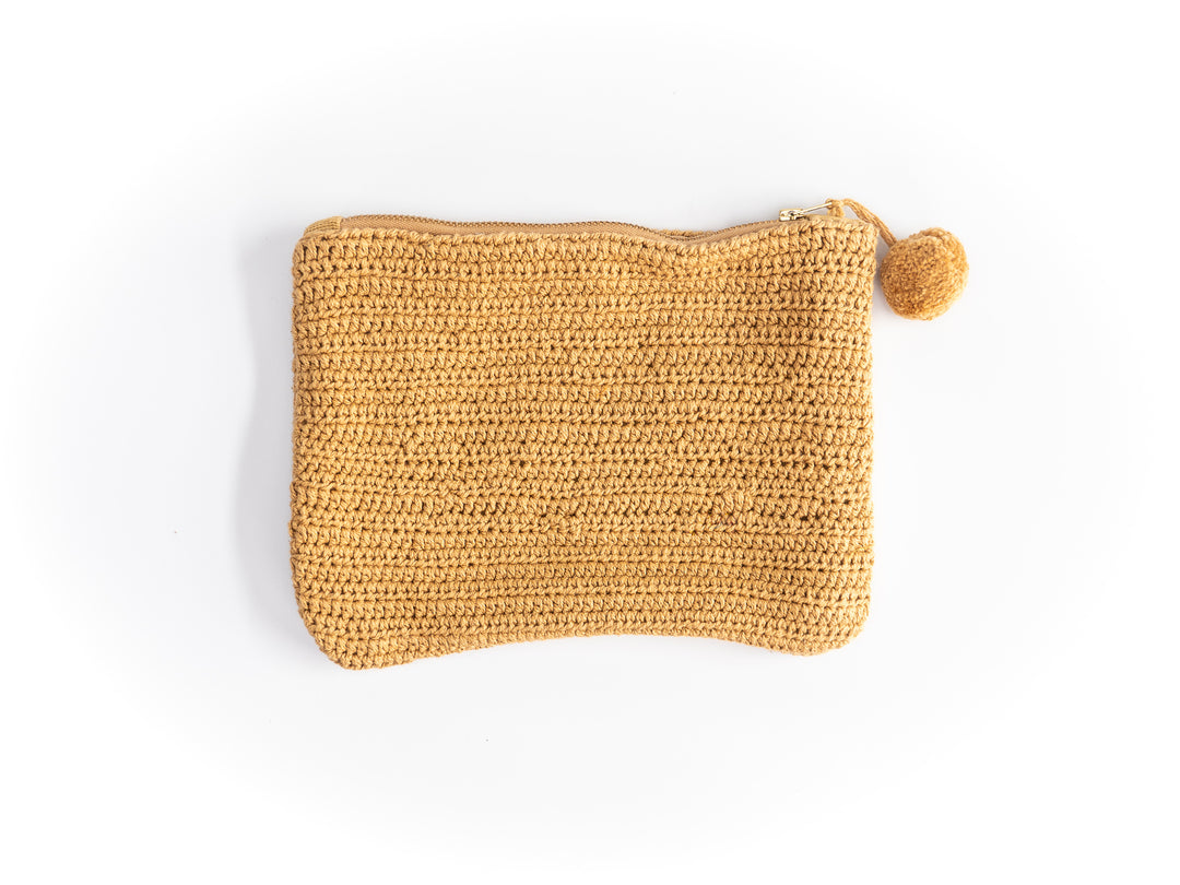 Handmade Cotton Crocheted Pouch