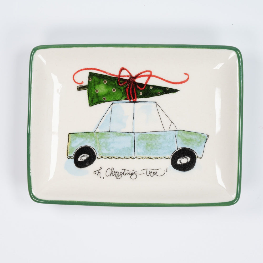 Holiday Plates with Vehicles lo