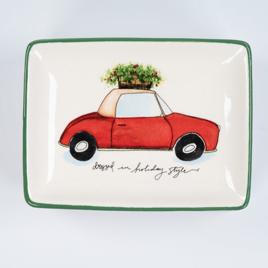 Holiday Plates with Vehicles