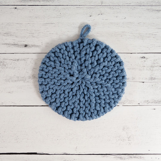 Round Cotton Crocheted Pot Holder