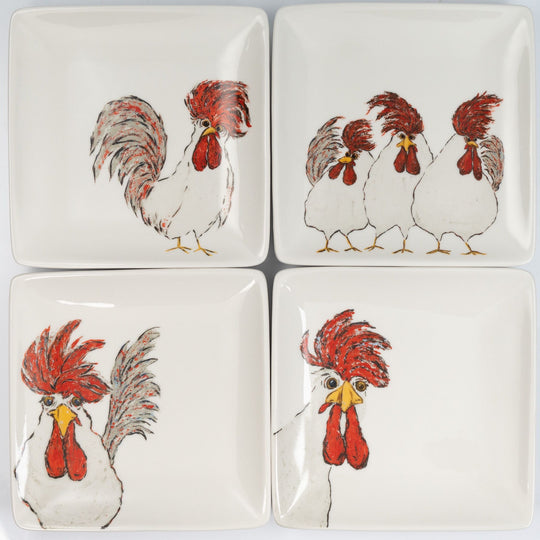 Petaluma Rooster Plates